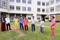 「華大さんと千鳥くん 秋のロケ祭り2時間SP」のワンシーン。(c)関西テレビ