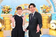 左から佐藤栞里、平成ノブシコブシ吉村。(c)日本テレビ