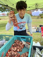 「芋煮会フェスティバル」に間に合わなかった里芋。