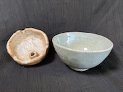 ソラシド本坊が使っている茶碗と灰皿。