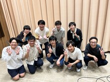 ラジオコントを一緒に収録したミキ、東京03、ダウ90000の蓮見、園田、飯原、上原。