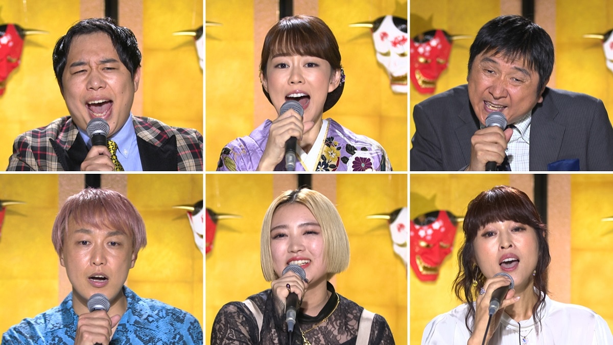 上段左から、霜降り明星せいや、丘みどり、ほいけんた、下段左から、お見送り芸人しんいち、柏木ひなた、宇徳敬子。(c)フジテレビ