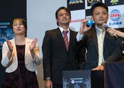 「お笑いバイアスロン ドリームチャンプルー2023」ネタ順抽選会の様子。