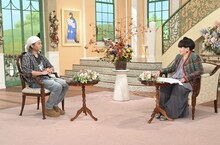 ヒロシと黒柳徹子。(c)テレビ朝日