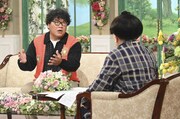カンニング竹山と黒柳徹子。(c)テレビ朝日