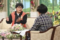 カンニング竹山と黒柳徹子。(c)テレビ朝日