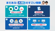 さらば青春の光が出演する「AiBC」WebCMのワンシーン。
