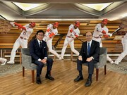 左から、栗山英樹、王貞治。(c)テレビ朝日