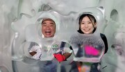 出川哲朗とゲストの朝日奈央(右)