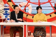 左から東野幸治、中島めぐみアナウンサー。(c)関西テレビ