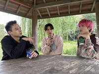 左から満島真之介、福士蒼汰、EXIT兼近。(c)日本テレビ