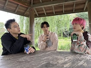 左から満島真之介、福士蒼汰、EXIT兼近。(c)日本テレビ