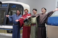 「ビスブラ＆男ブラのぶらりコント旅 さんぶら」のワンシーン。