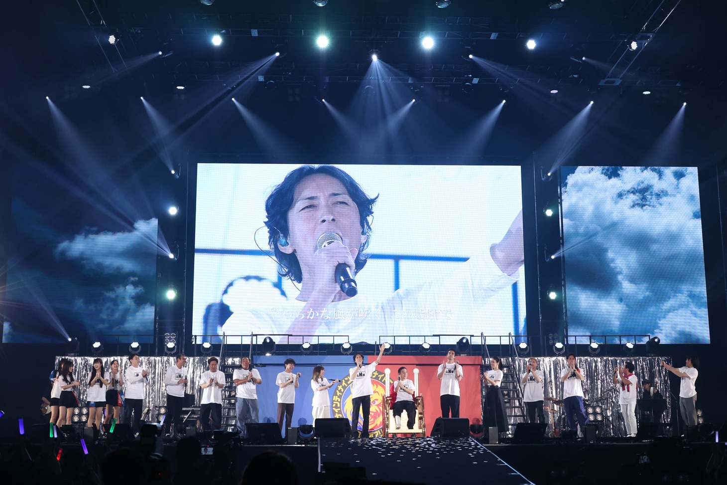 「ナインティナインのオールナイトニッポン歌謡祭」の様子。（写真提供：ニッポン放送）