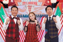 左から藤崎マーケット田崎、村重杏奈、藤崎マーケット・トキ。