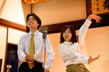 左から田村健太郎、3時のヒロイン福田。(c)関西テレビ