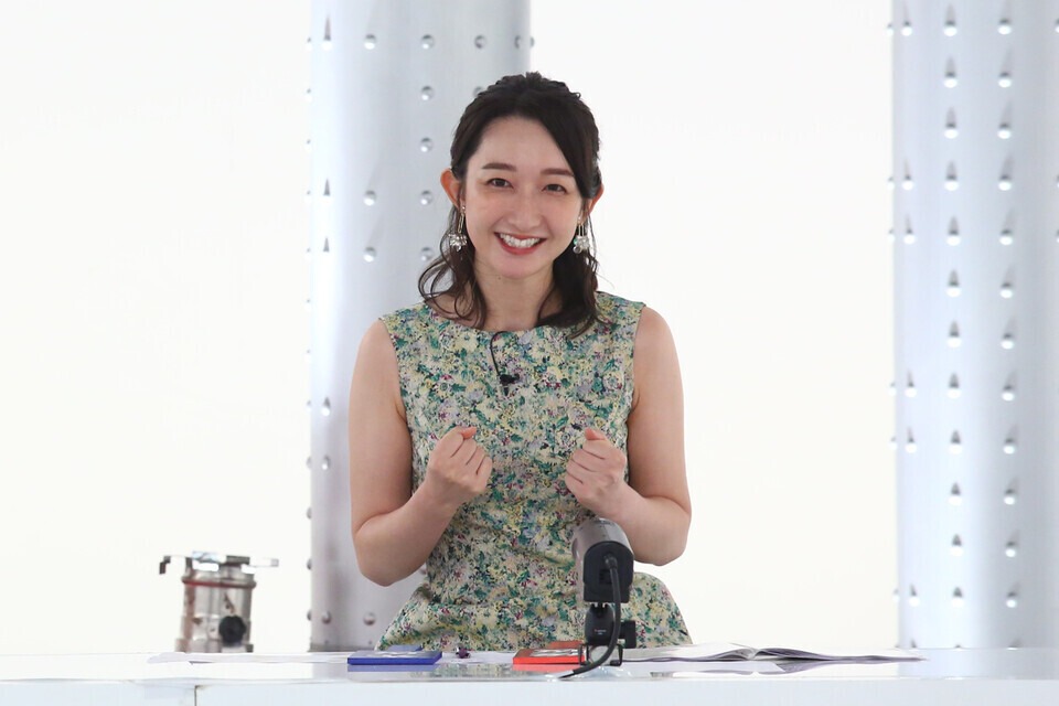 竹上萌奈アナウンサー (c)関西テレビ