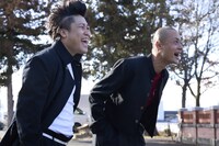 左からシモリュウ・シモタ、バッドナイス常田。