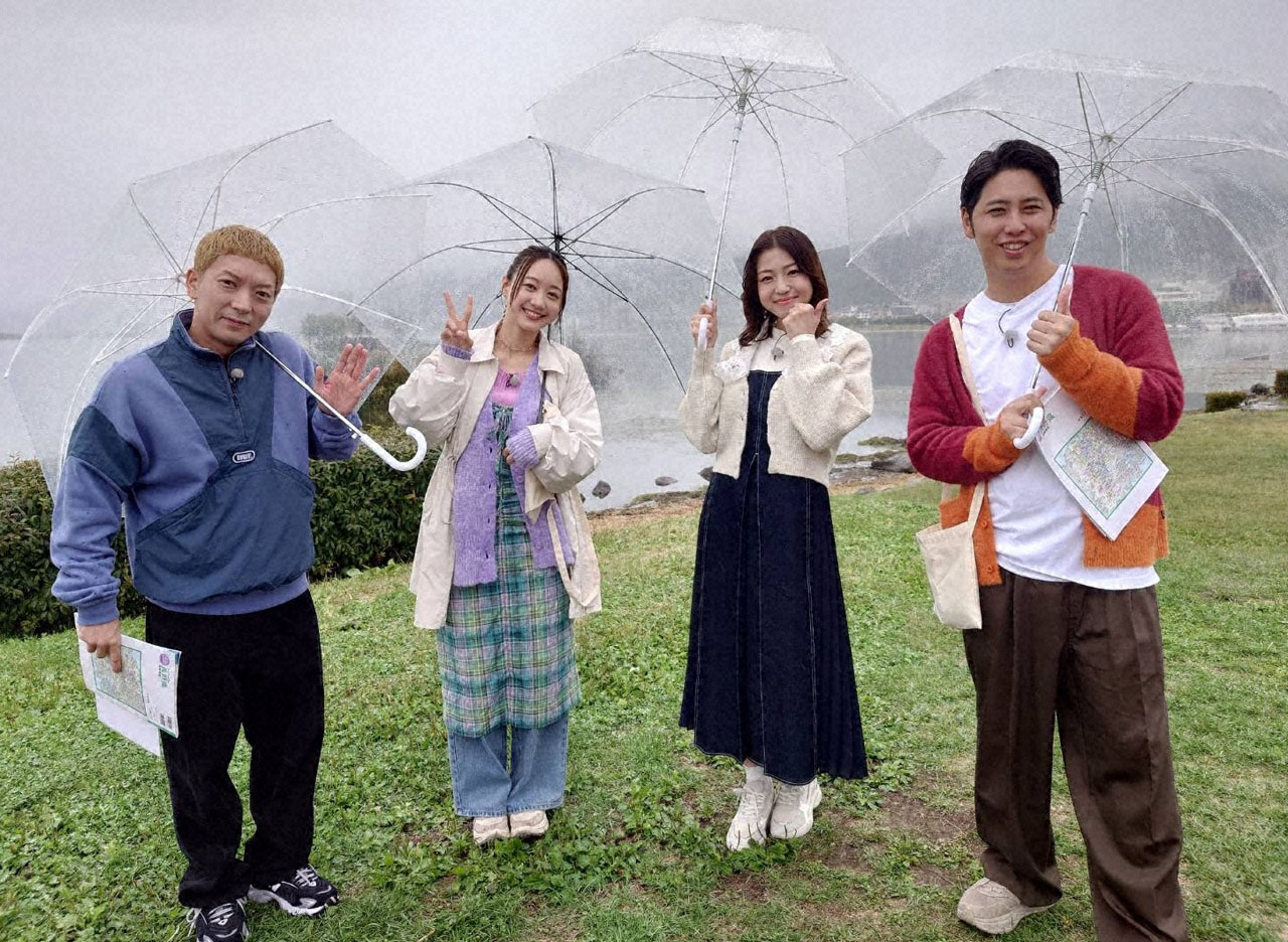 左からニューヨーク嶋佐、高田秋、中村静香、ニューヨーク屋敷。(c)テレビ東京