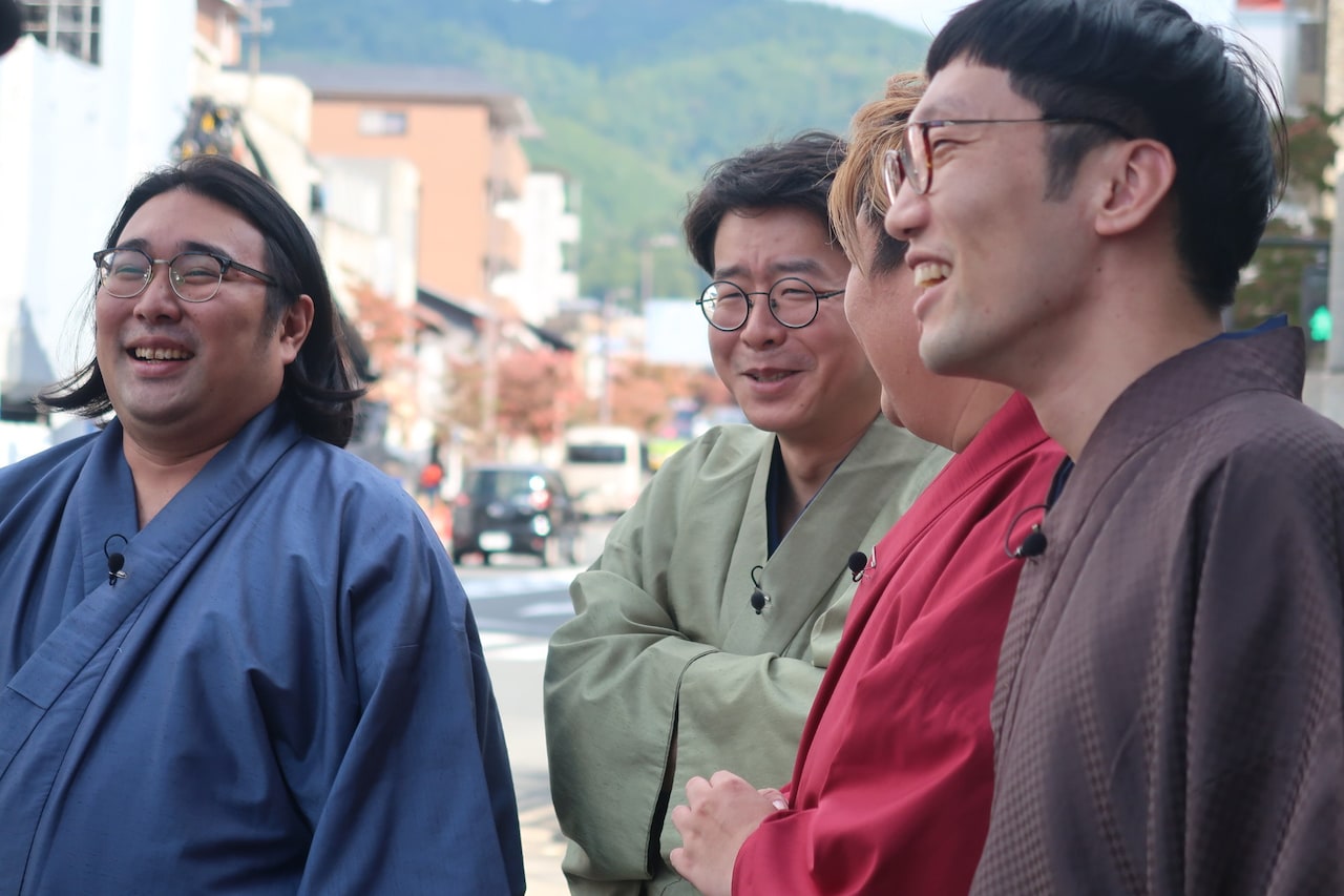 「ビスブラ＆男ブラのぶらりコント旅 さんぶら」のワンシーン。(c)関西テレビ