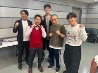 「お笑いの日」のTBSで揃ったジグザグジギー、ウエストランド井口、ラブレターズ。（写真は「キングオブコント」スタッフ提供）