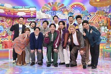 「アメトーークCLUB」の「アインシュタイン河井と仲いい芸人」回に出演するアインシュタイン河井（中央）ら。(c)テレビ朝日
