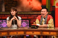 左から渋谷凪咲、かまいたち山内。(c)関西テレビ