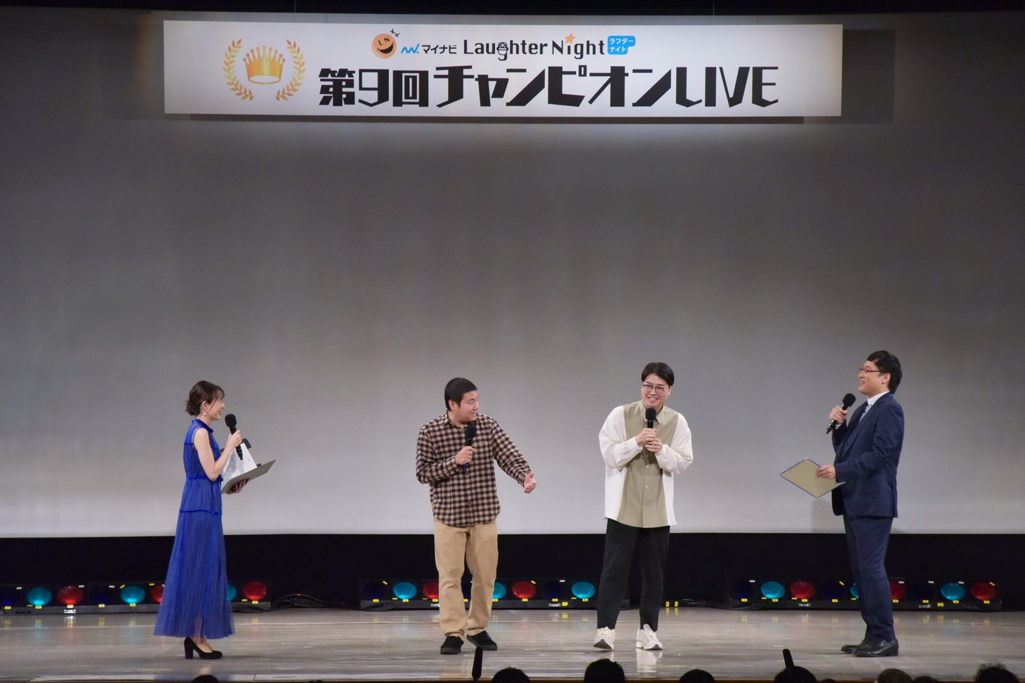 昨年優勝したゲストのサスペンダーズ（中央）。