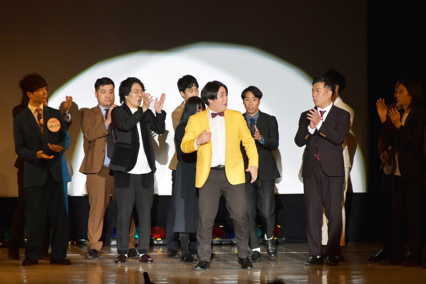 金魚番長の優勝が発表された瞬間。