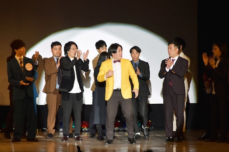 金魚番長の優勝が発表された瞬間。