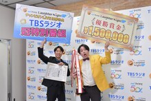「マイナビLaughter Night」第9回チャンピオンライブで優勝した金魚番長。