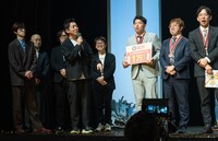 「エッカ石油 お笑いバイアスロン ドリームチャンプルー2023」の様子。(c)QAB