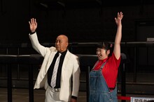 左から錦鯉・長谷川、ぽんぽこ・高木ひとみ○。