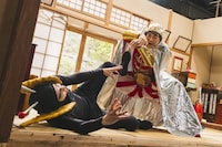 ドラマ「笑いに魂を売った男たち」のワンシーン。(c)日本テレビ