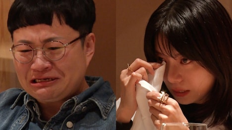 左から、ハリセンボン春菜、親友の森カンナ。(c)フジテレビ