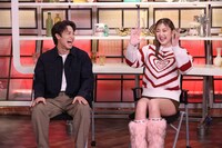 左からRIKU、ゆうちゃみ。(c)MBS