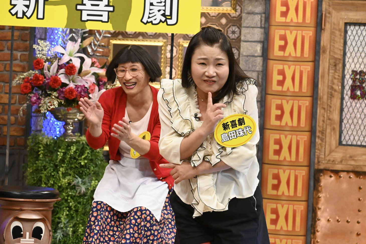 左からすっちー、島田珠代。(c)読売テレビ