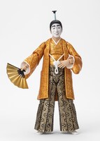 「S.H.Figuarts 志村けんのバカ殿様（付属：開き扇子）」。なお商品は開発中のため写真とは多少異なる場合あり。(c)イザワオフィス