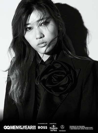 「GQ MEN OF THE YEAR 2023」ブレイクスルー・エンターテイナー賞を受賞したヒコロヒー。