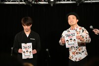 PRタイムを獲得し、初ワンマンライブの告知をするトースター松林。