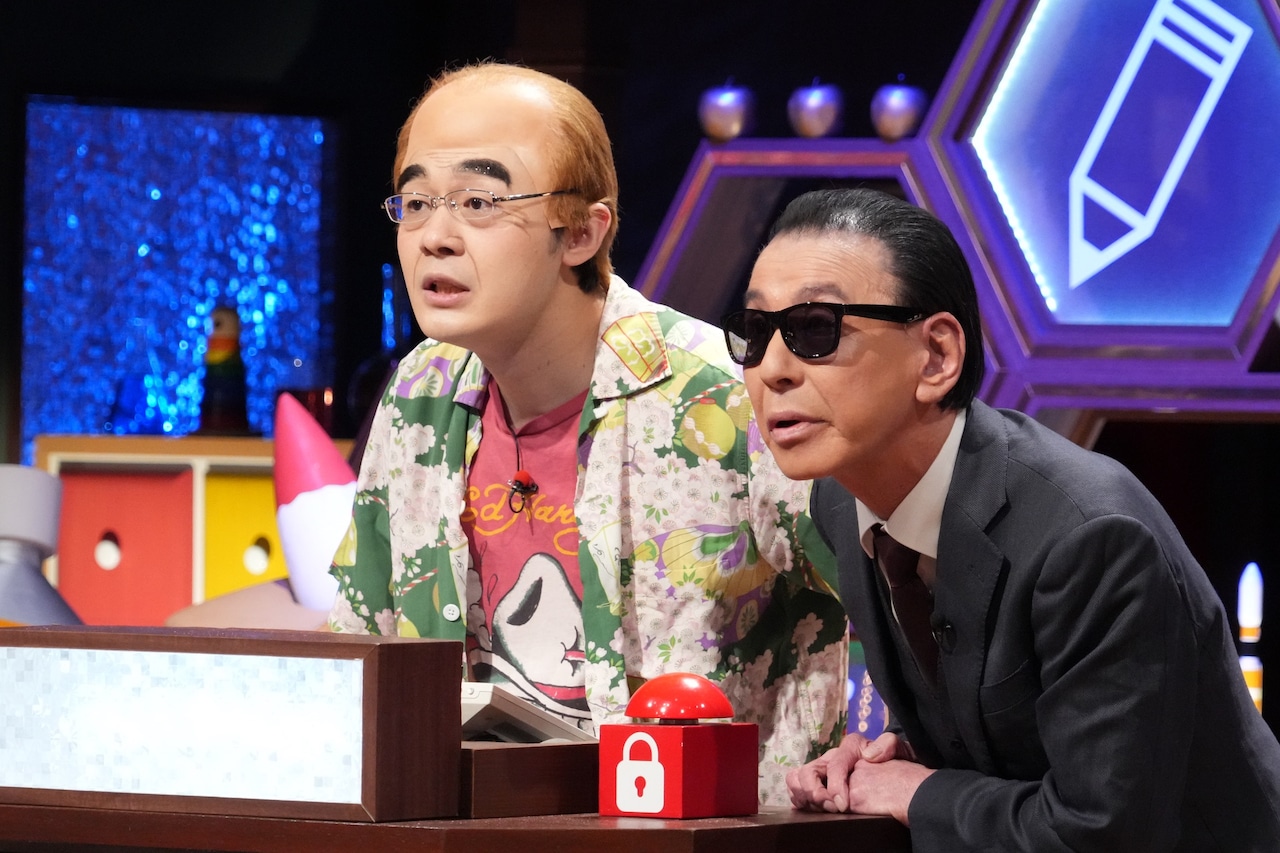 左からレッツゴーよしまさ、ジョニー志村。(c)日本テレビ