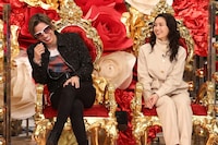 GACKTと二階堂ふみ。(c)フジテレビ