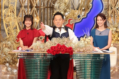 MCのダイアン津田（中央）。(c)フジテレビ