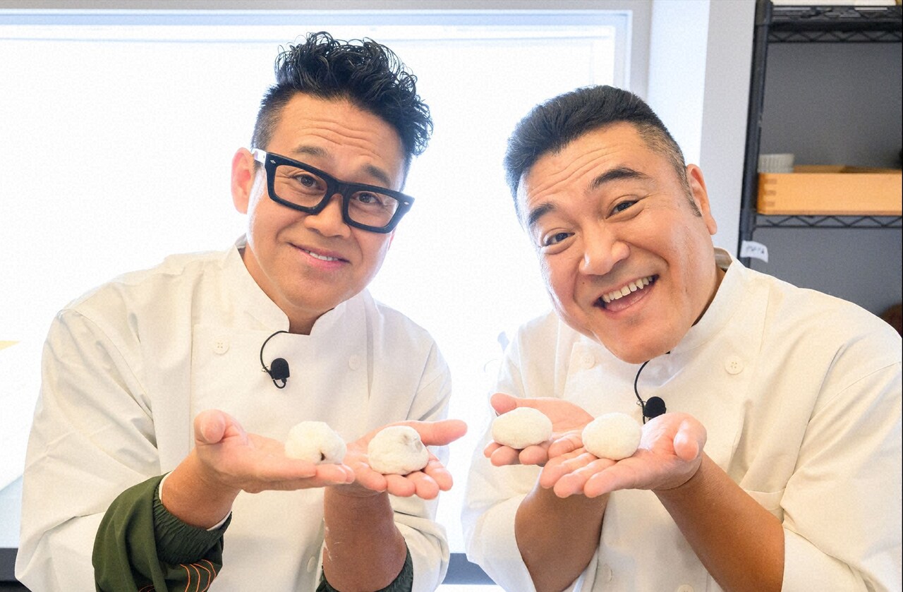 左から宮川大輔、アンタッチャブル山崎。(c)日本テレビ