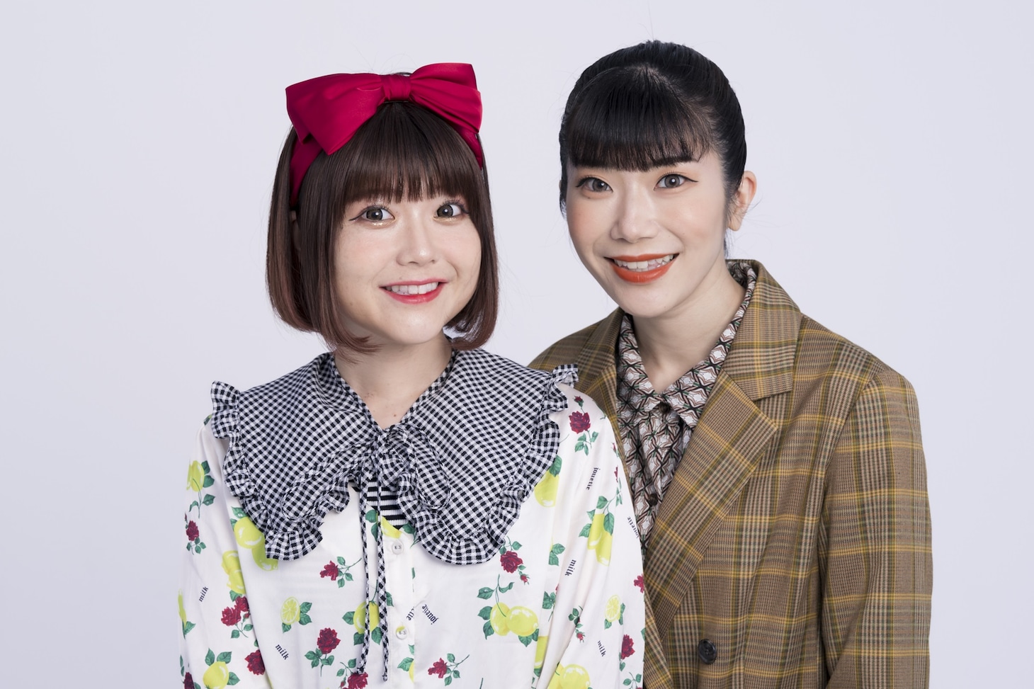 危険物てぃらてぃら。左からちなてい、早川知里。