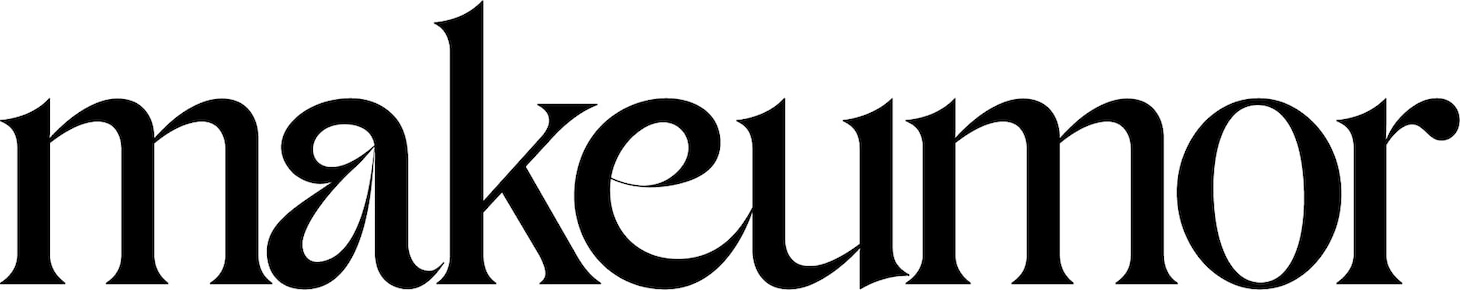 レインボー池田プロデュースのビューティブランド「makeumor（メキュモア）」ロゴ