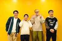 左から男性ブランコ浦井、ウエストランド井口、飯塚大悟、男性ブランコ平井。