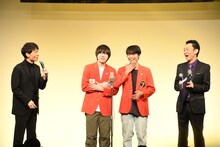 「M-1グランプリ2023」ベストアマチュア賞を獲得したときのナユタ。