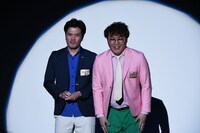 決勝進出者会見に登場したマユリカ。