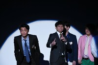 決勝進出者会見に登場したさや香。